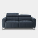 Veyron - 2 Seat Power Recliner Sofa, Leather NWS 518E Ocean Blue