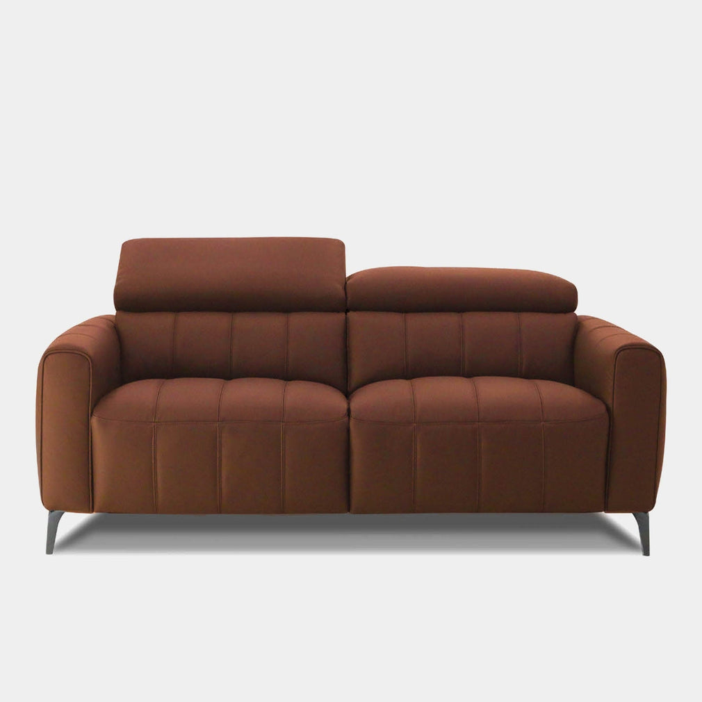 Veyron - 2 Seat Power Recliner Sofa, Leather NWS 605D Warm Brown