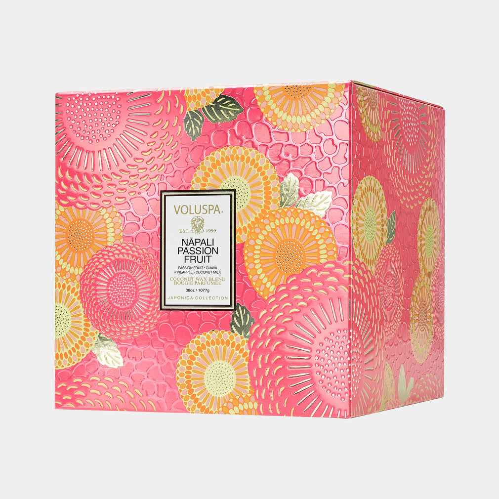 Voluspa - Napali Passion Fruit 3 Wick Jar Candle 1077g