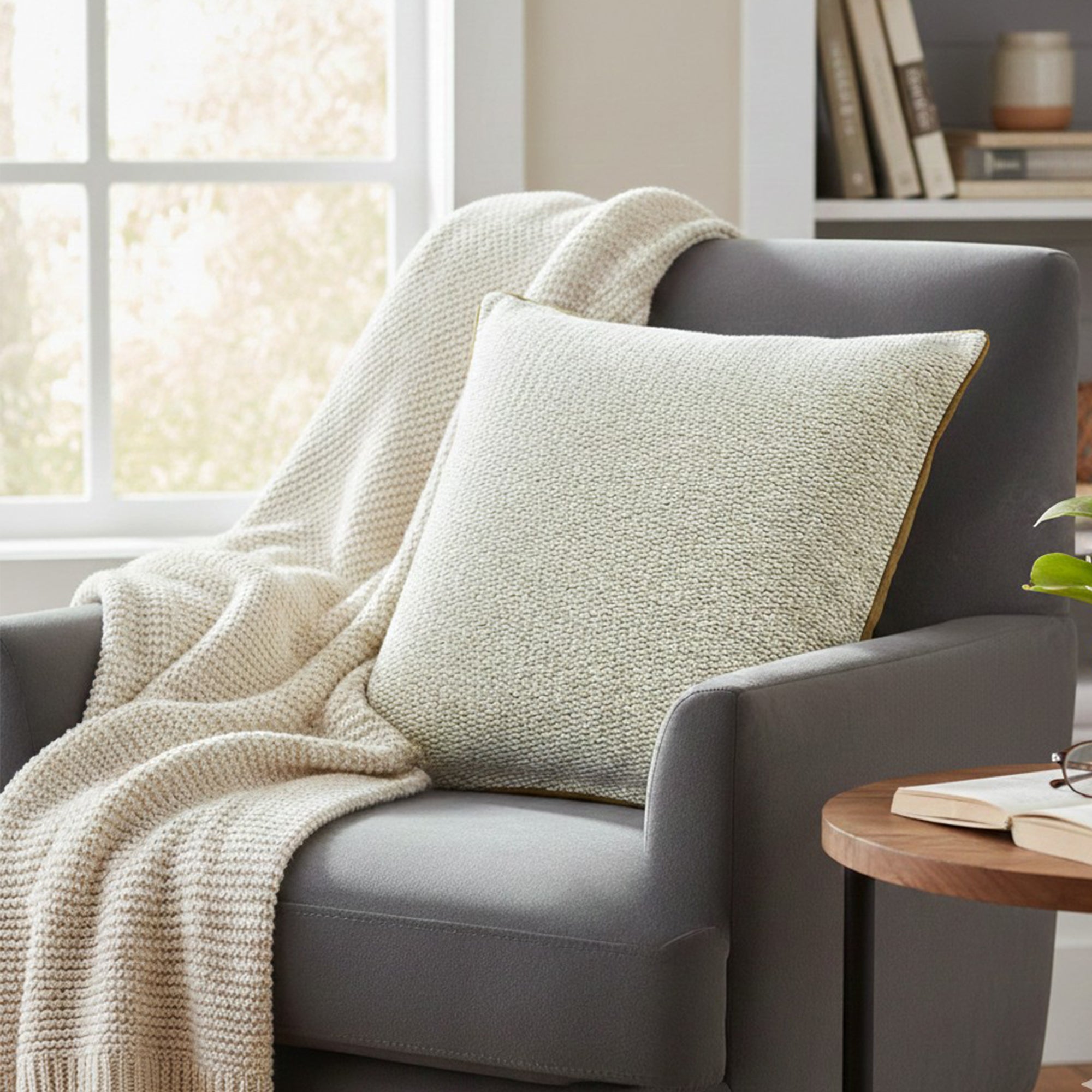 Contour - Natural Cushion 56x56cm