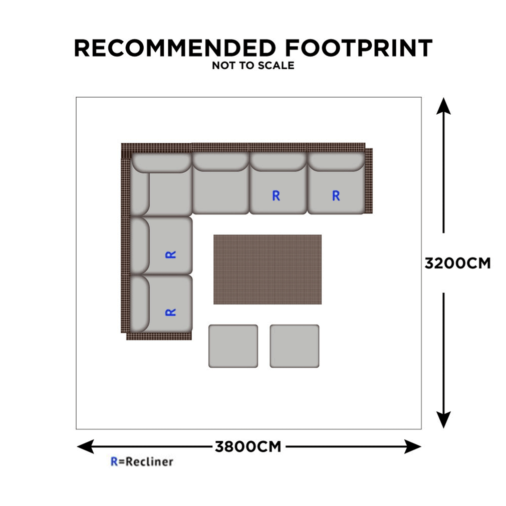 Tahiti - Corner Garden Dining Set With Rising Table & High Backs, Grey