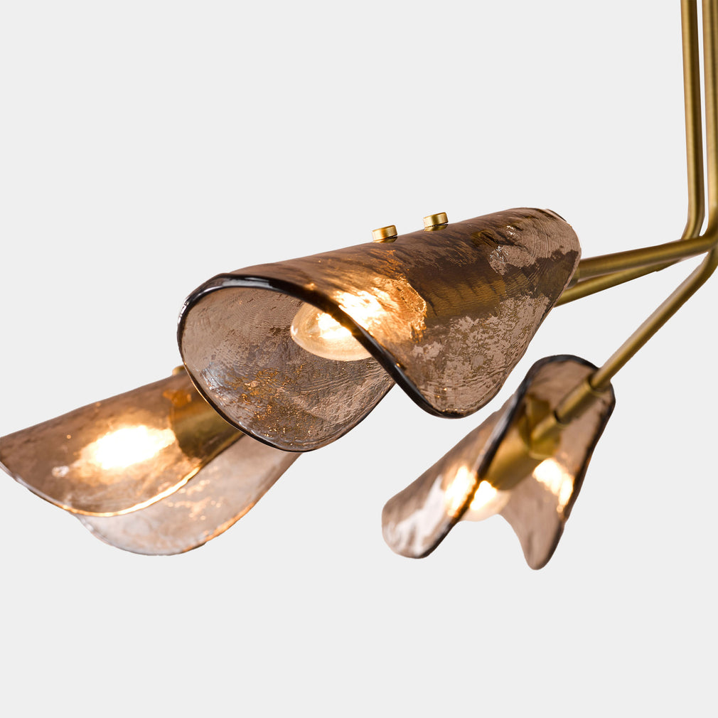 Penne Brass - Ceiling Light, 6 Light