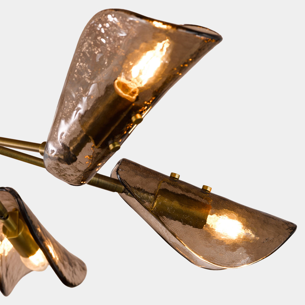 Penne Brass - Ceiling Light, 6 Light