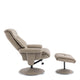 Orion - Swivel Chair & Stool, PU Leather