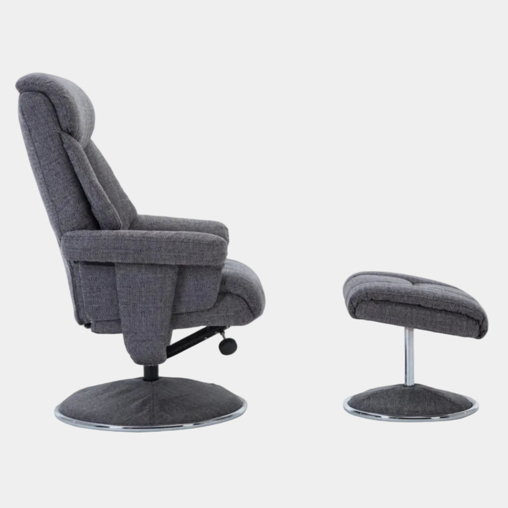 Orion - Swivel Chair & Stool, Fabric