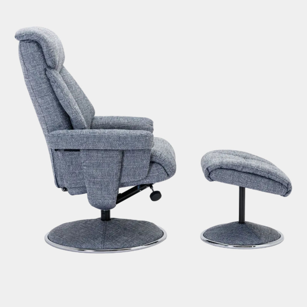 Orion - Swivel Chair & Stool, Fabric