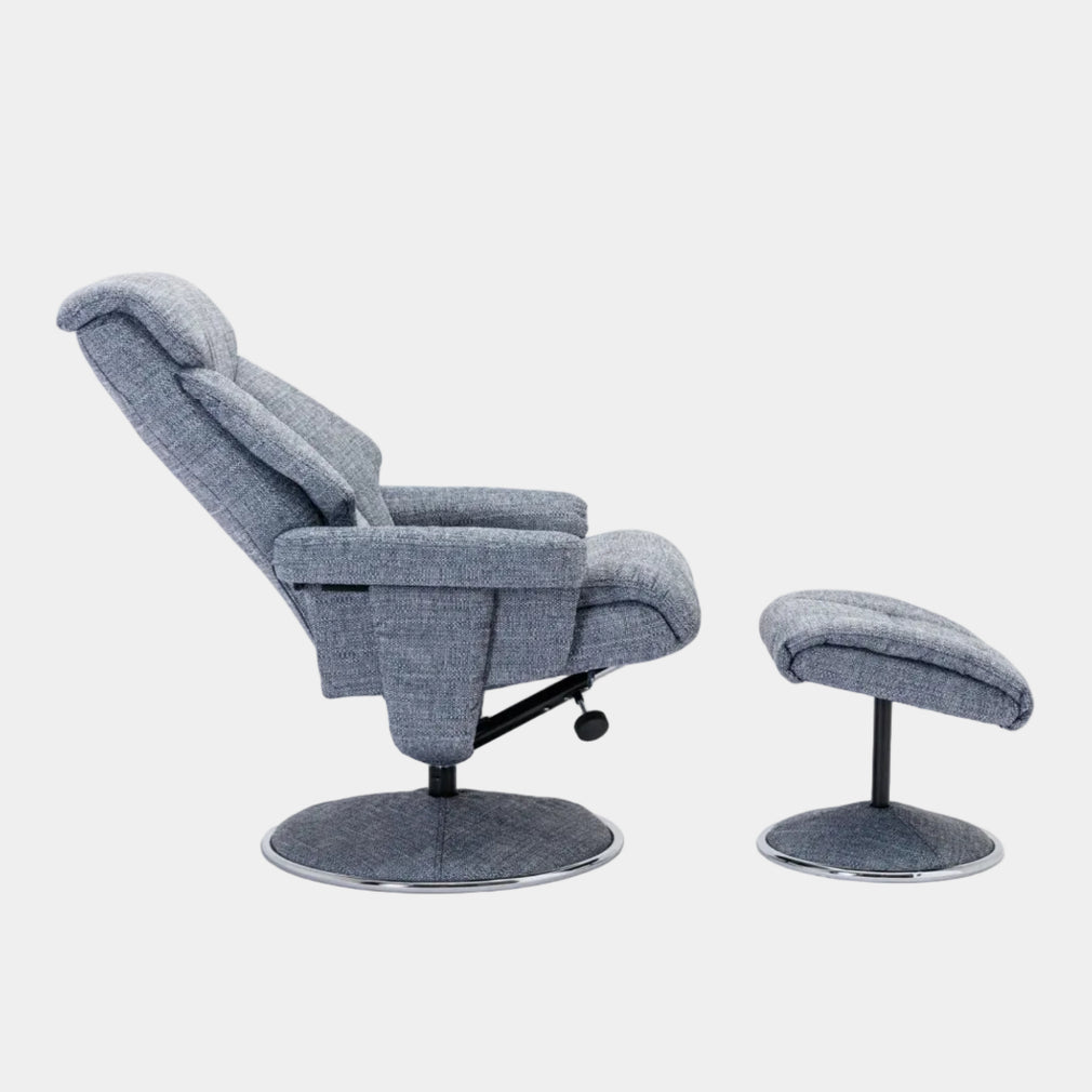 Orion - Swivel Chair & Stool, Fabric