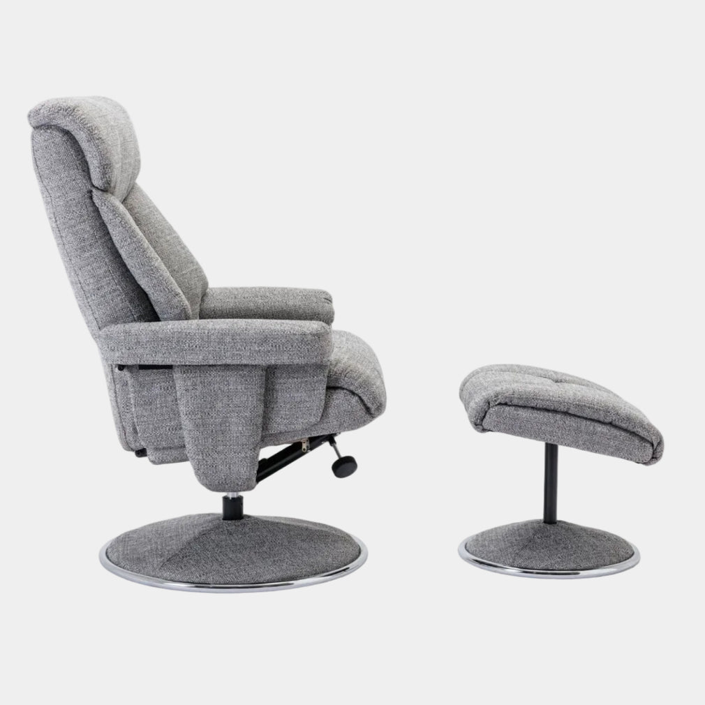 Orion - Swivel Chair & Stool, Fabric