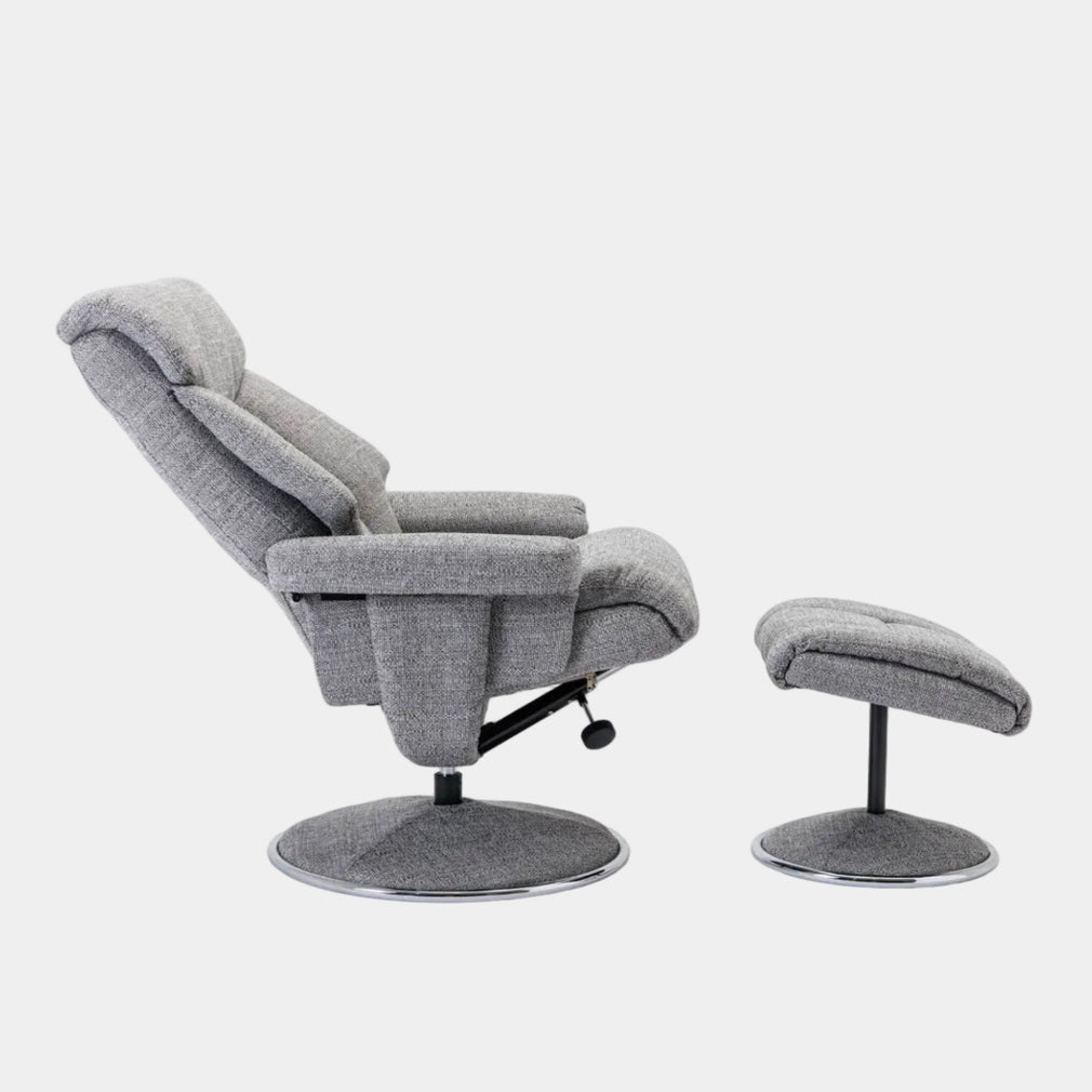 Orion - Swivel Chair & Stool, Fabric