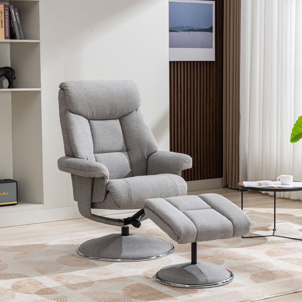 Orion - Swivel Chair & Stool, Fabric