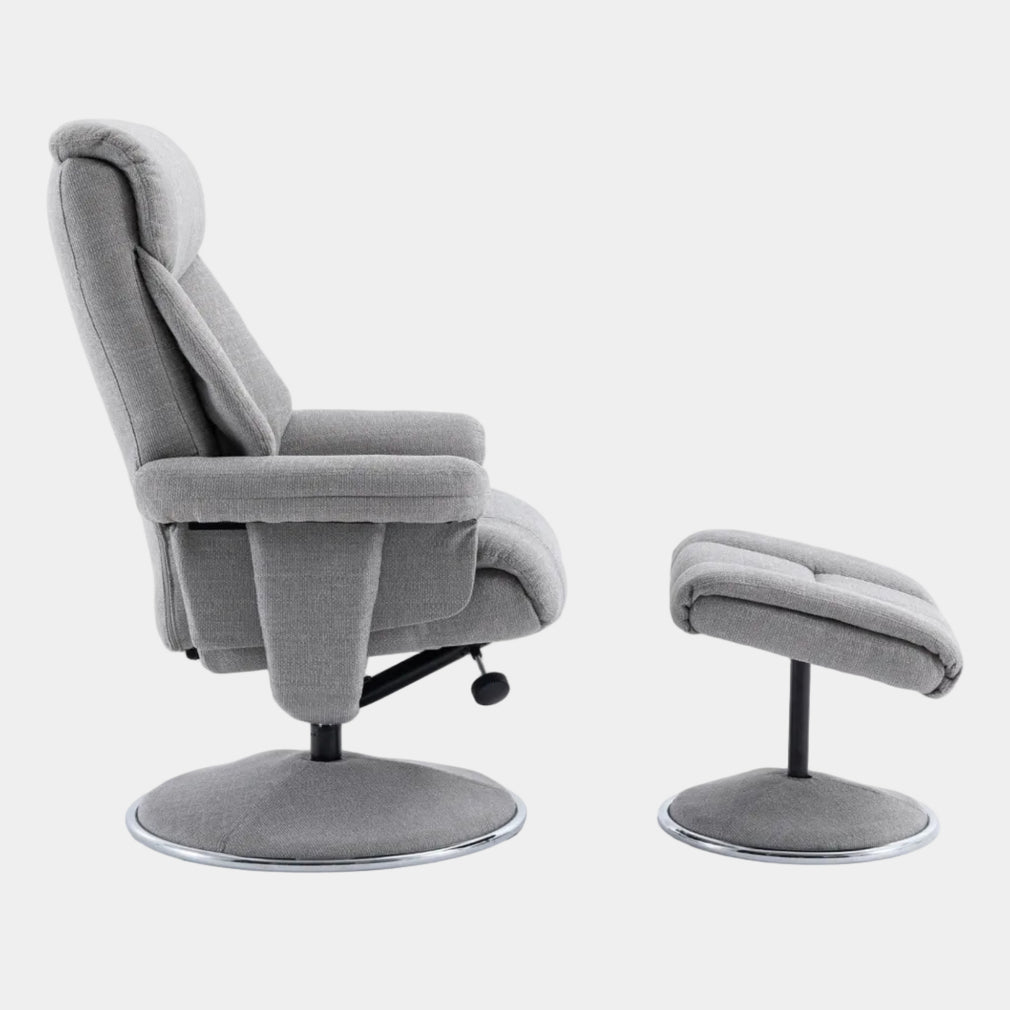 Orion - Swivel Chair & Stool, Fabric