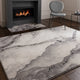 Mirage Grey - Patterned Rug