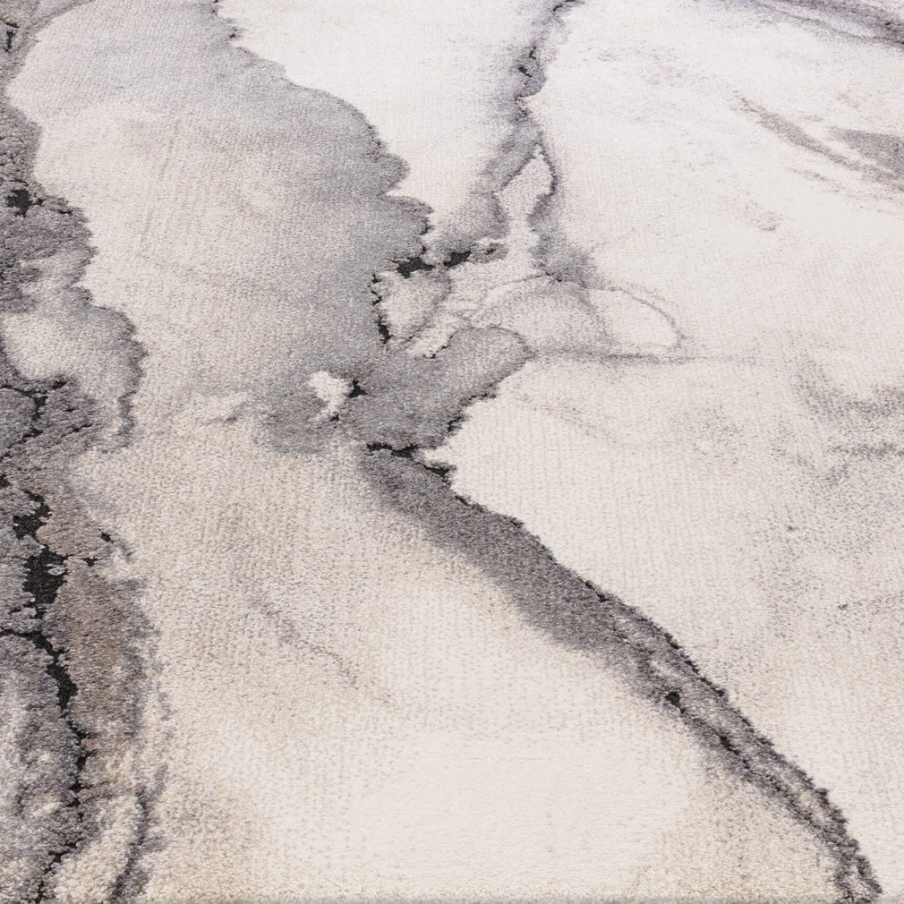Mirage Grey - Patterned Rug