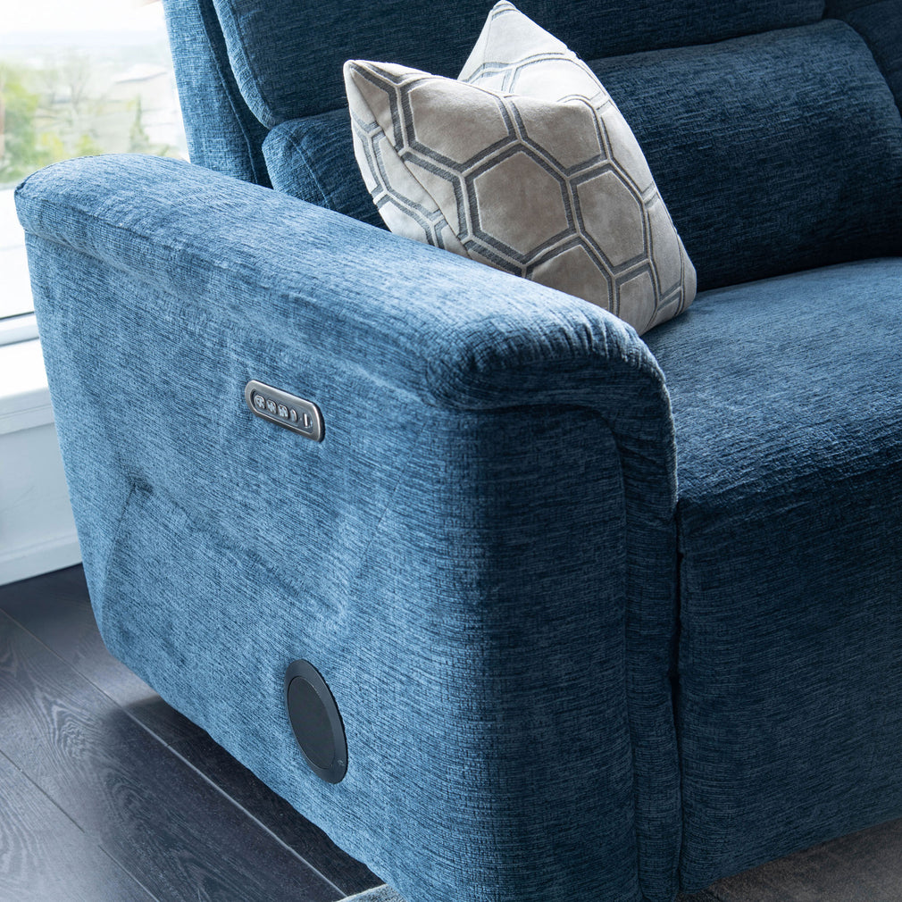 Odeon - Power Recliner Chair With Bluetooth, Fabric