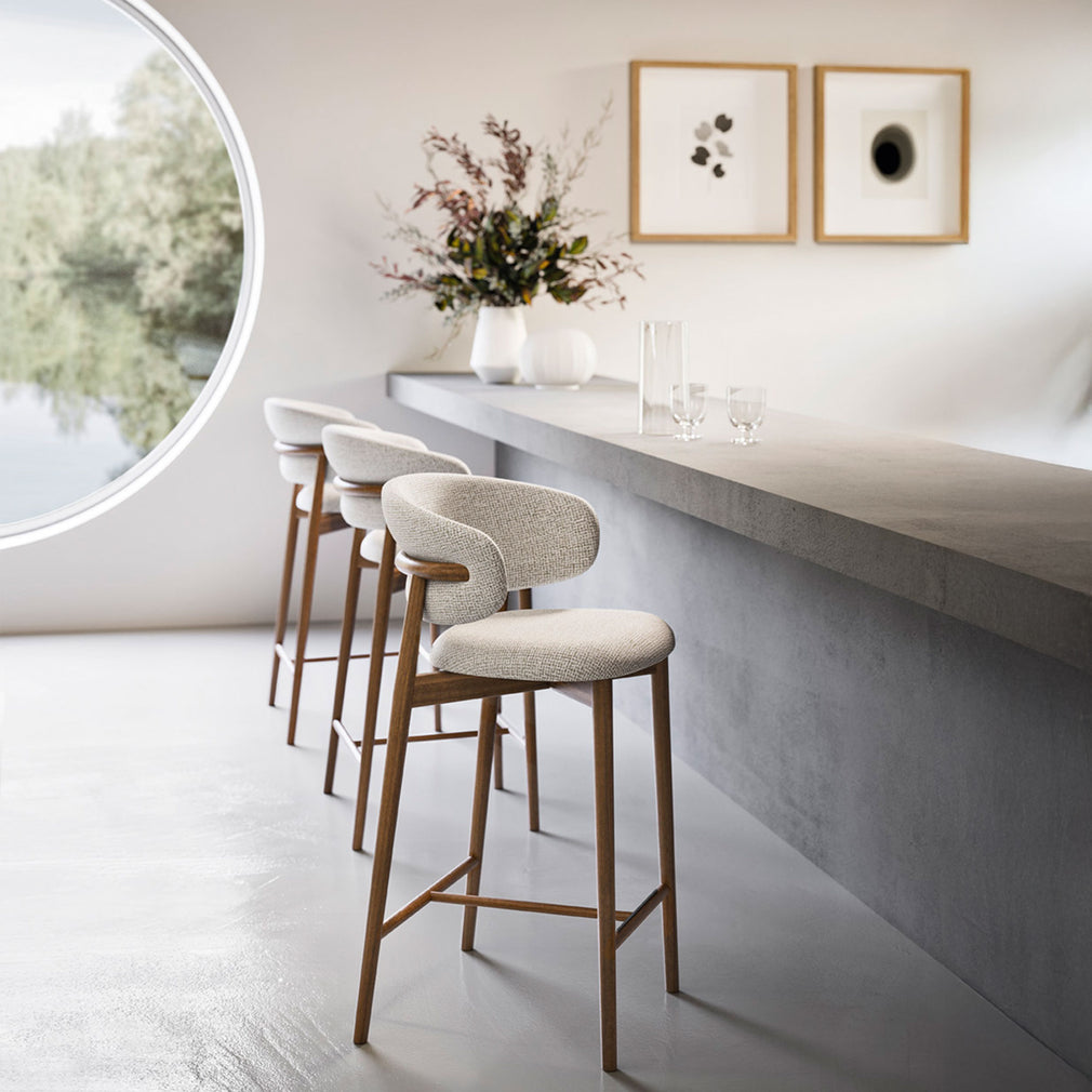 Calligaris Oleandro - Counter Stool, Fabric