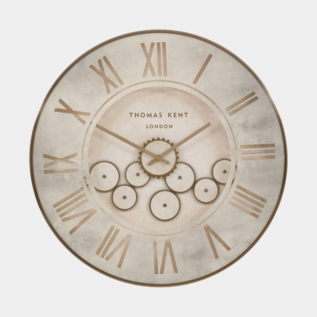 Orbit - Cog Wall Clock, Stone