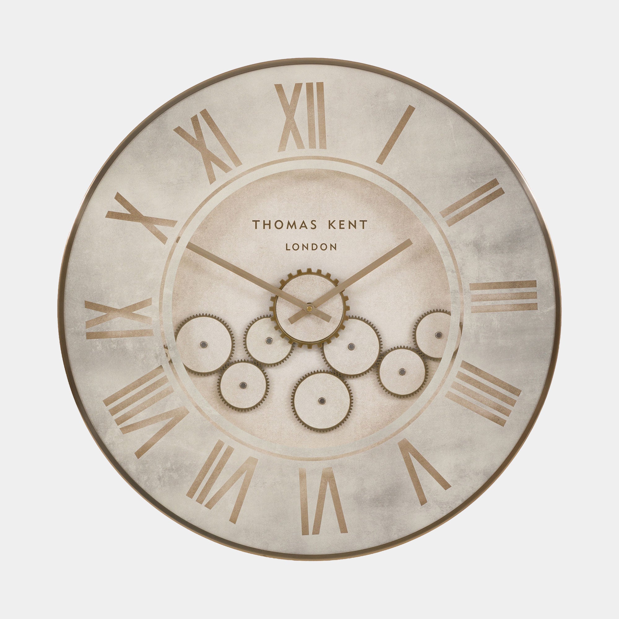 Orbit - Cog Wall Clock, Stone