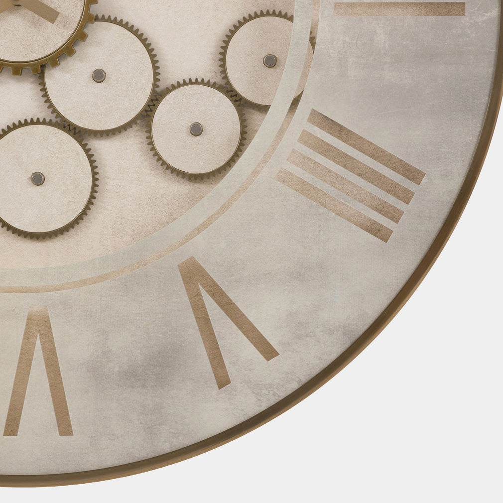 Orbit - Cog Wall Clock, Stone