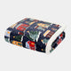 Christmas Houses Navy - Throw 130x170cm