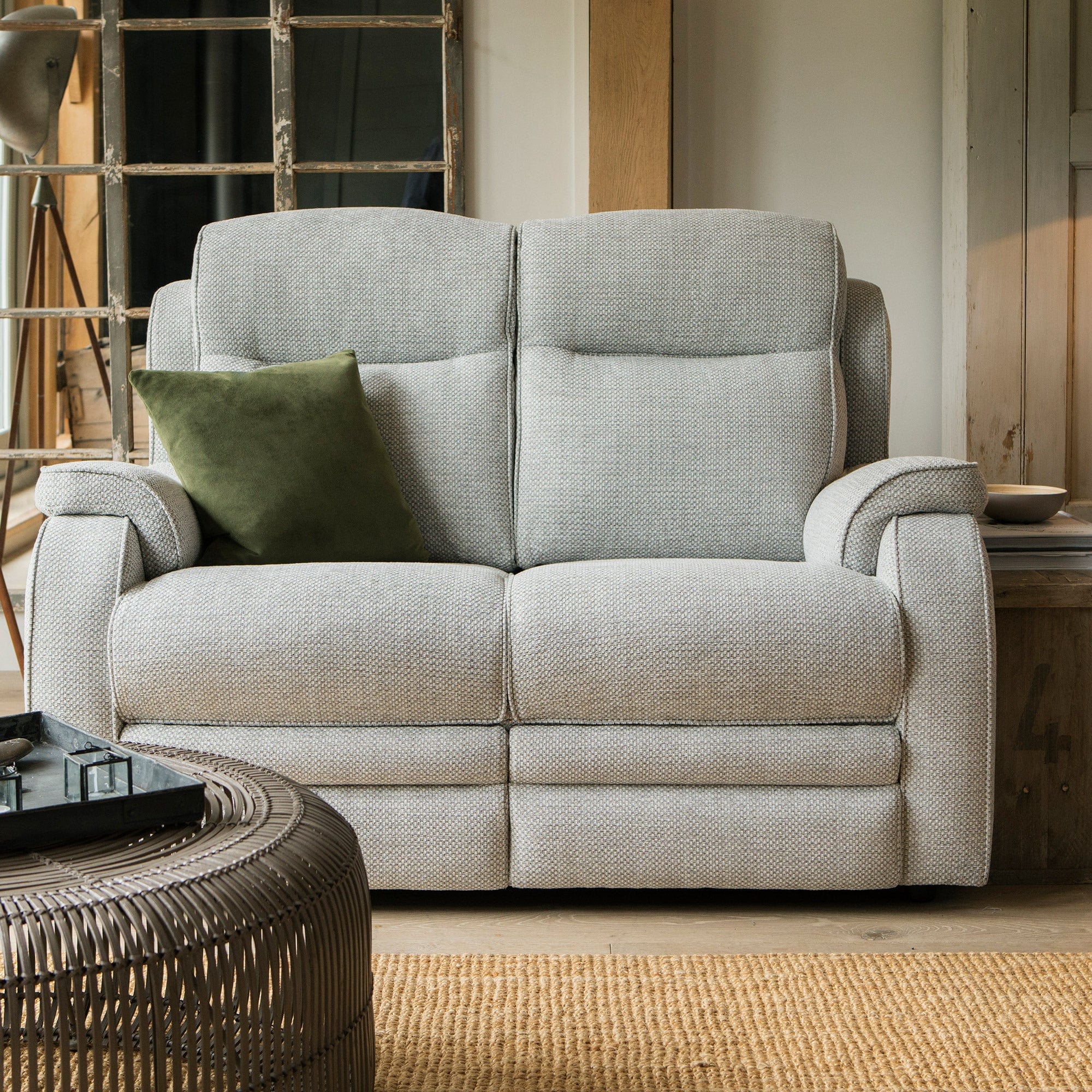Parker Knoll Boston - 2 Seat Sofa In Fabric Grade A