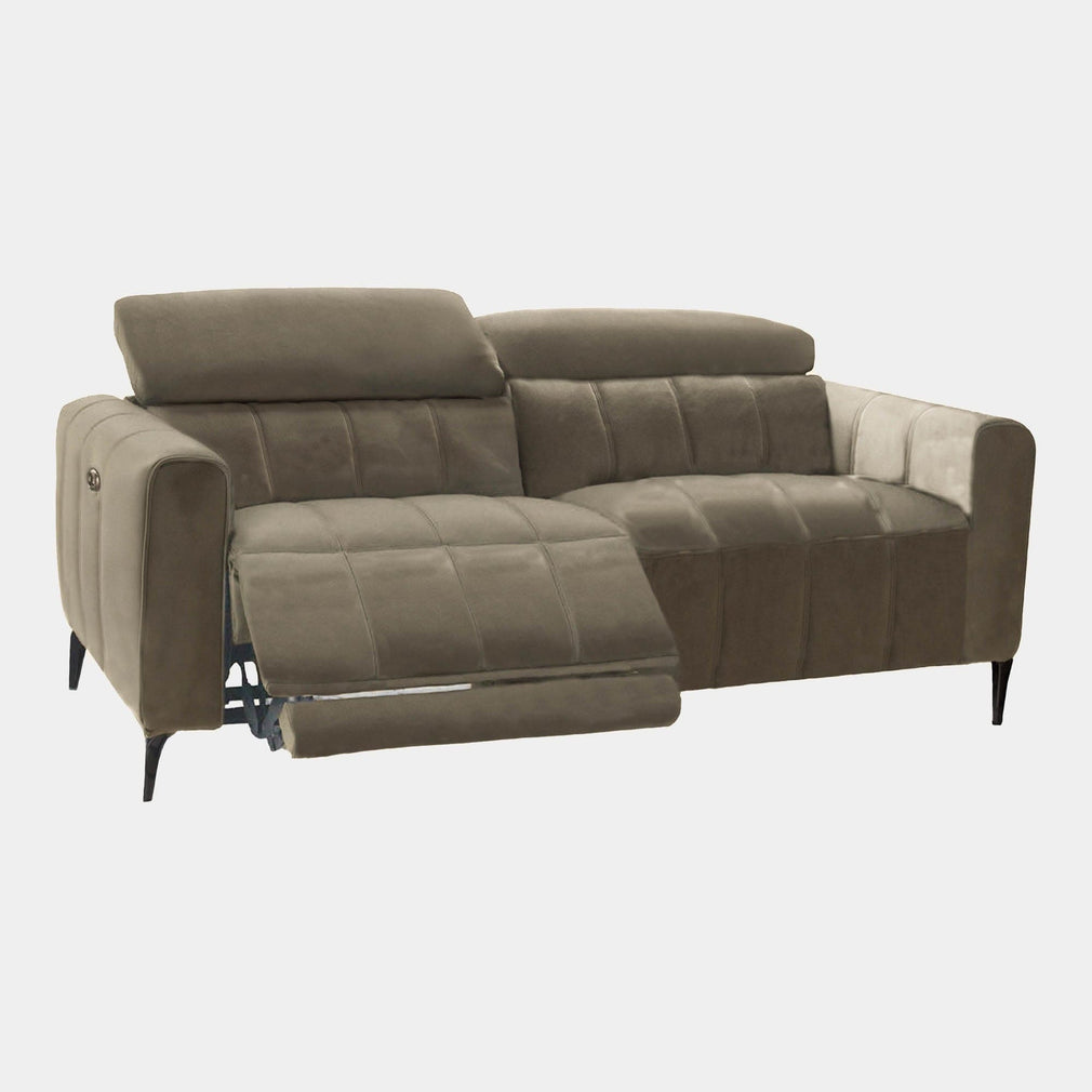 Veyron - 2 Seat Power Recliner Sofa, Fabric PEY03 Khaki