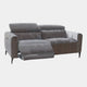 Veyron - 2 Seat Power Recliner Sofa, Fabric PEY09 Dove