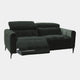 Veyron - 2 Seat Power Recliner Sofa, Fabric PEY11 Dark Green