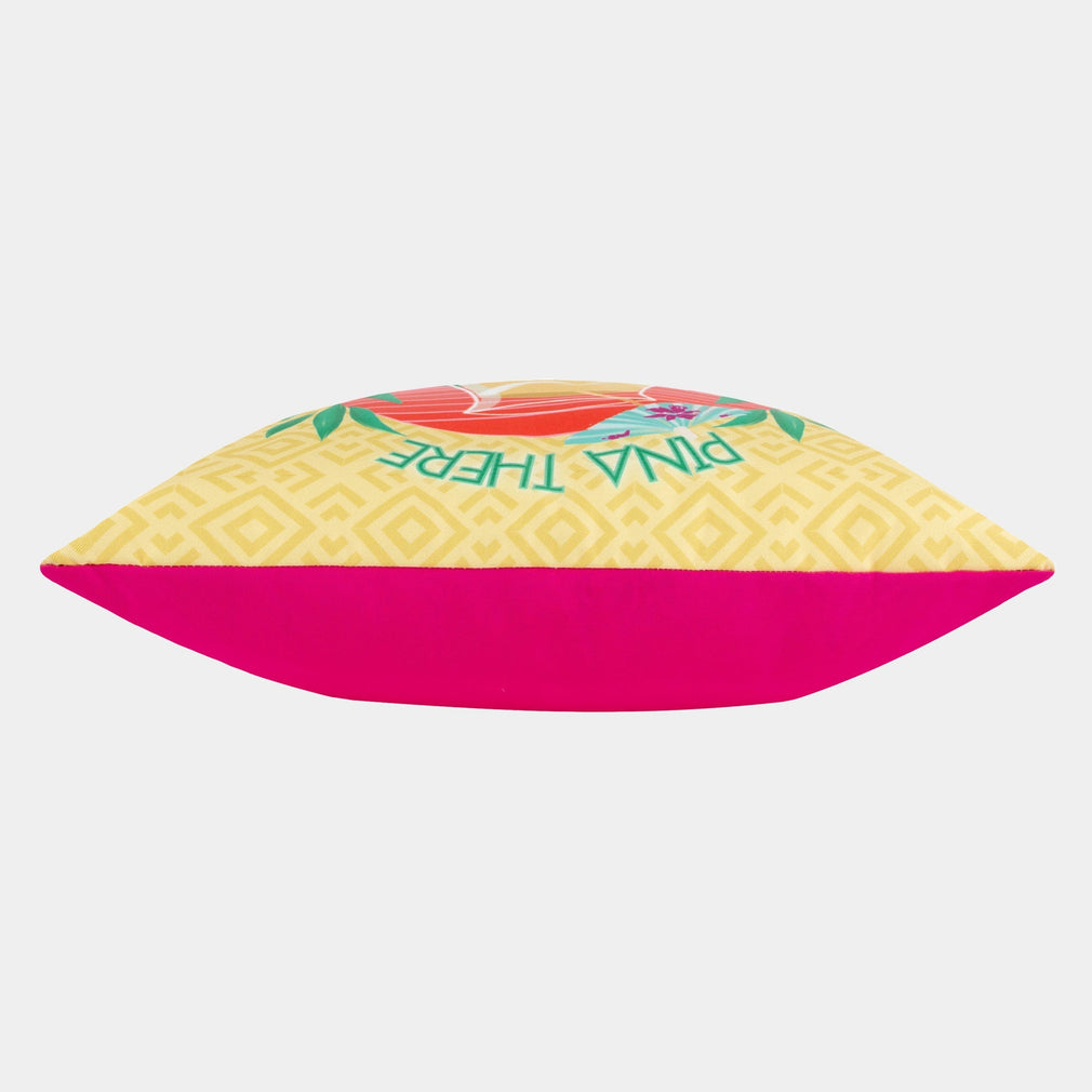 Pina There - Yellow Outdoor Cushion 43x43cm