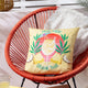 Pina There - Yellow Outdoor Cushion 43x43cm