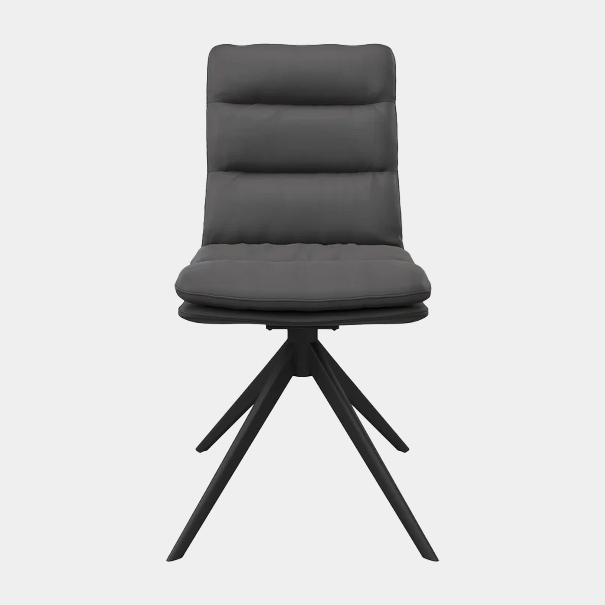 Pagani - Swivel Dining Chair Dark Grey PU
