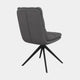 Pagani - Swivel Dining Chair Dark Grey PU