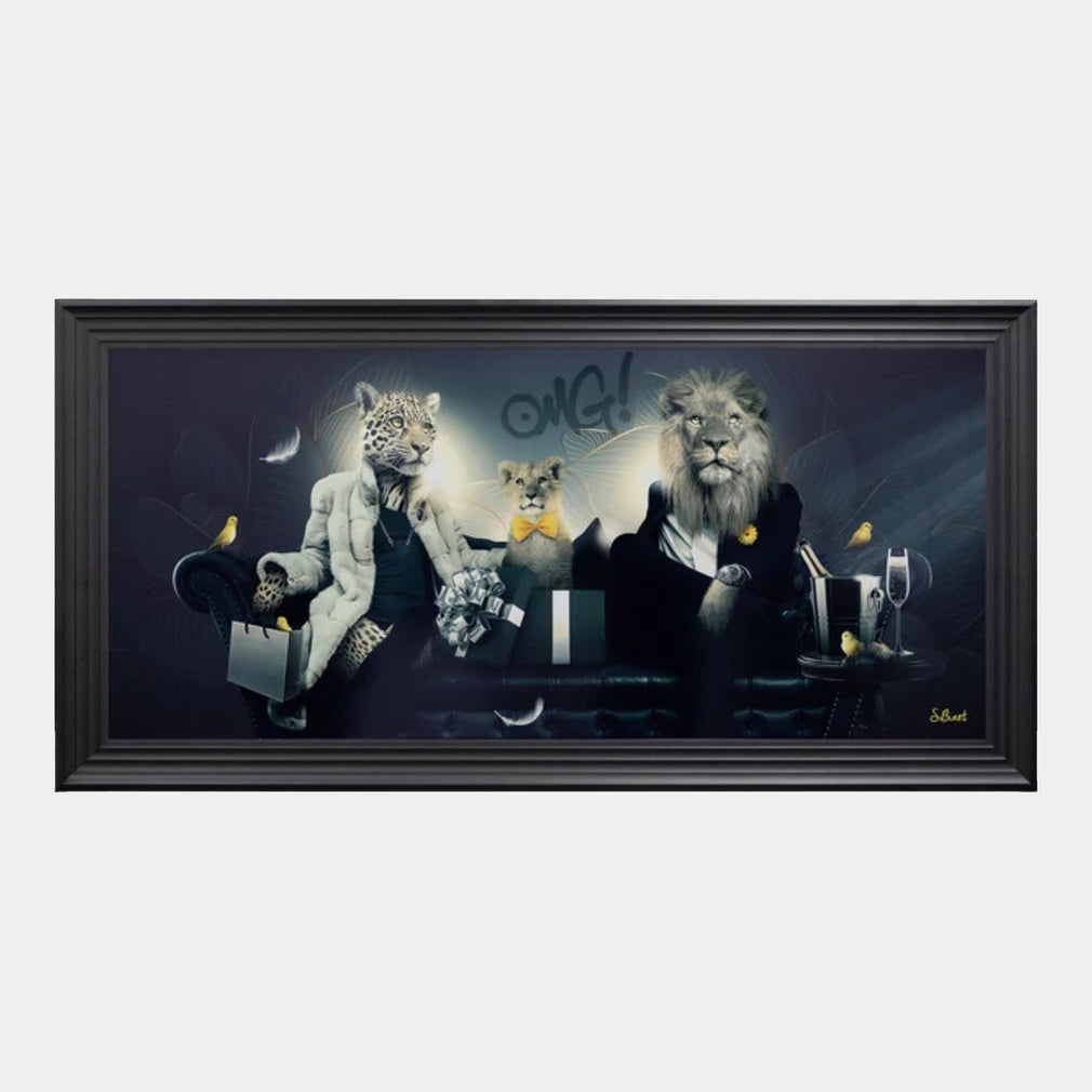 Pano Chesterfield - Framed Wall Art Print By Binet