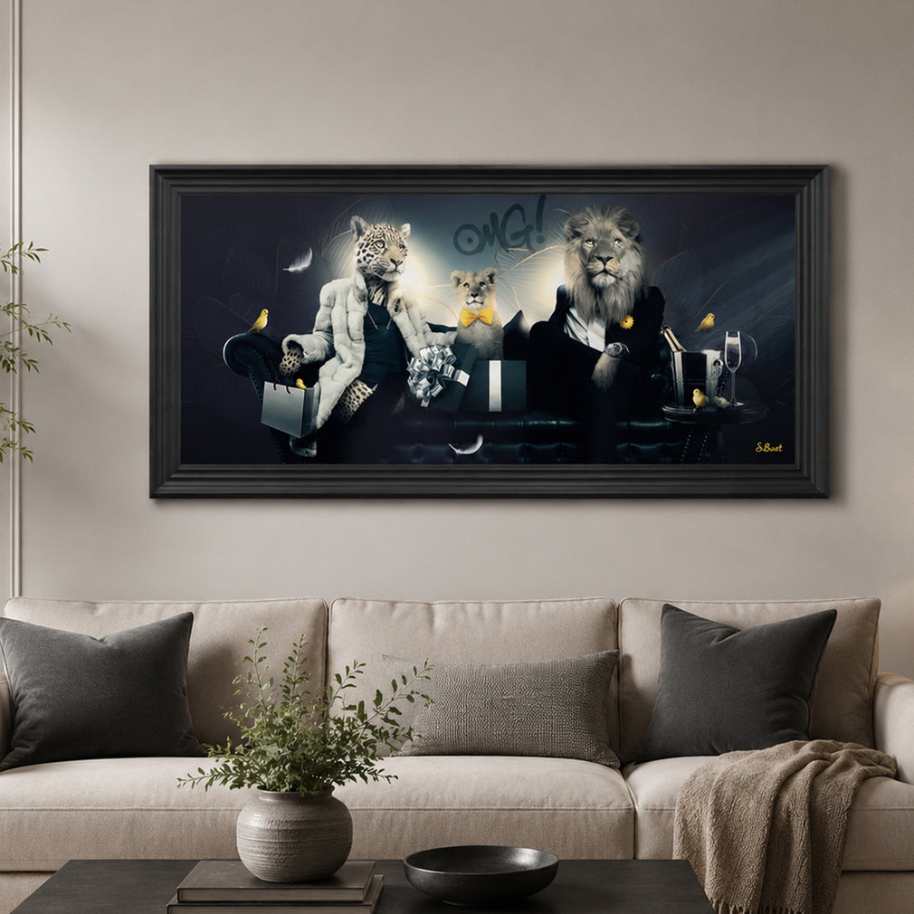 Pano Chesterfield - Framed Wall Art Print By Binet