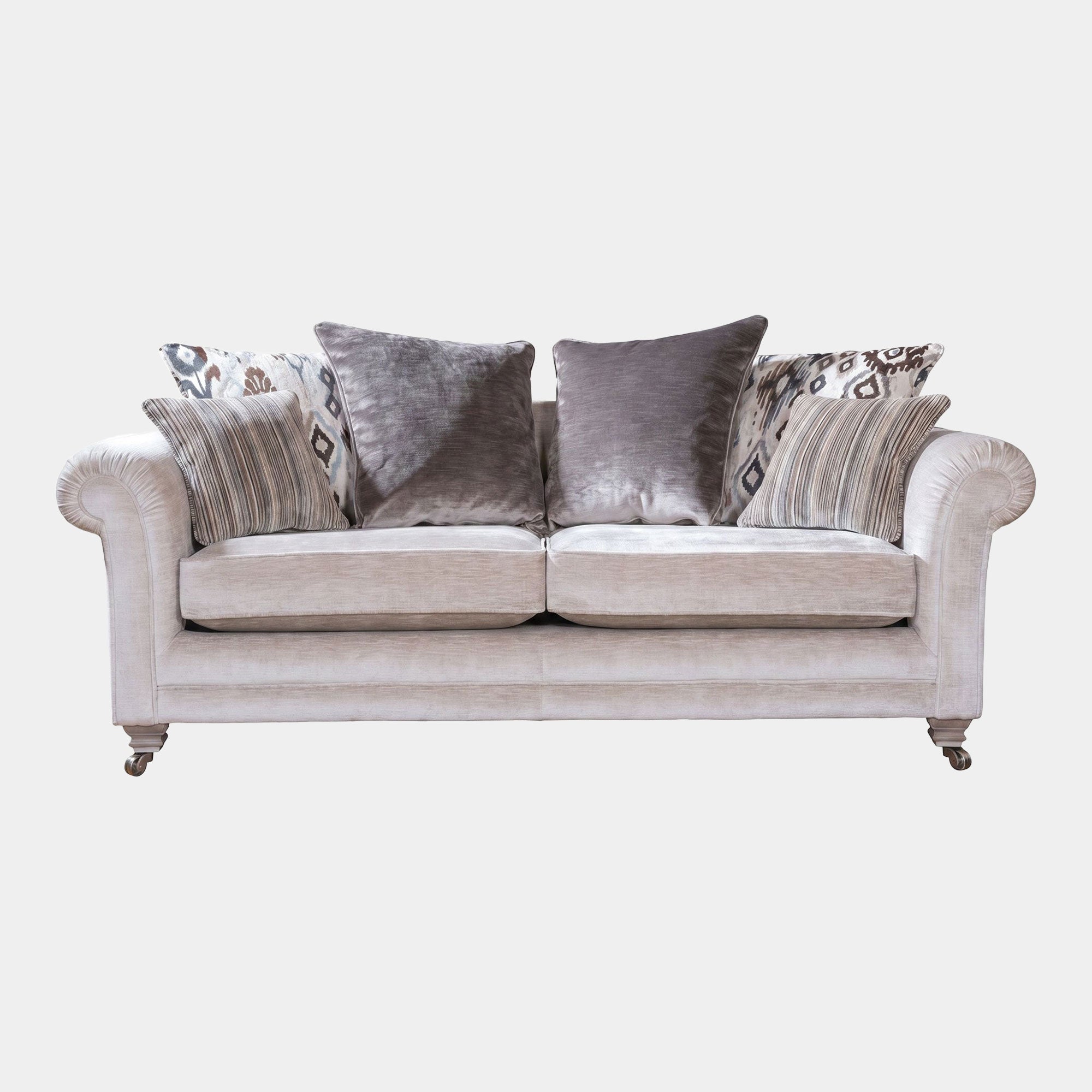 Stoneleigh - 3 Seat Pillow Back Sofa, Fabric