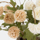 Artificial Pom Pom Bouquet in Vase - Luxury Faux Flower Arrangement