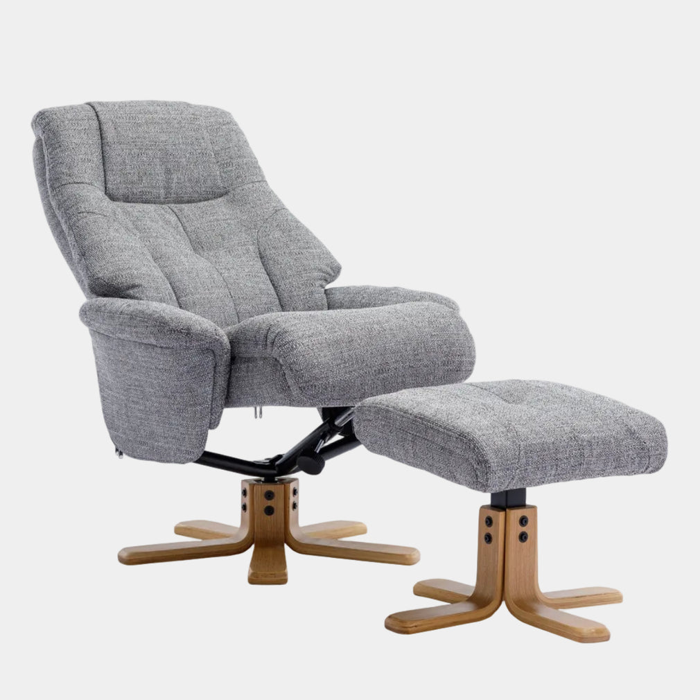 Quebec - Swivel Chair & Stool, Fabric