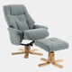 Quebec - Swivel Chair & Stool, Fabric