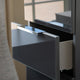 80cm 6 Drawer Chest Colour Glass Front