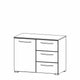 Charlton - 80cm 1 Door 3 Drawer Chest Colour Front