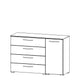 Charlton - 120cm 1 Door RH 4 Drawer Chest Colour Front