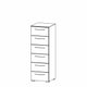Charlton - 40cm 6 Drawer Tall Chest Colour Front