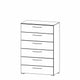 Charlton - 80cm 6 Drawer Chest Colour Front