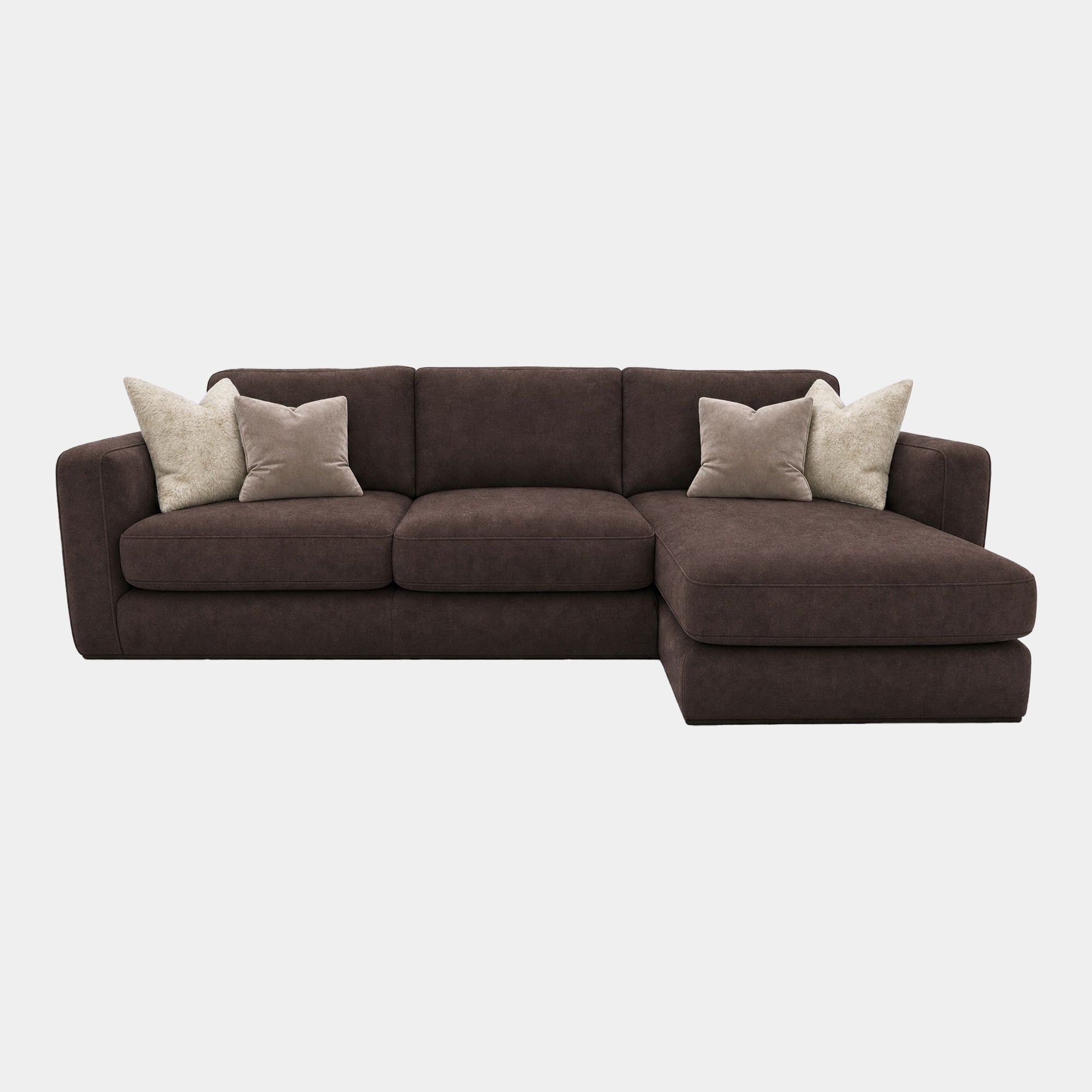 Solace - RHF Large Chaise Sofa, Fabric