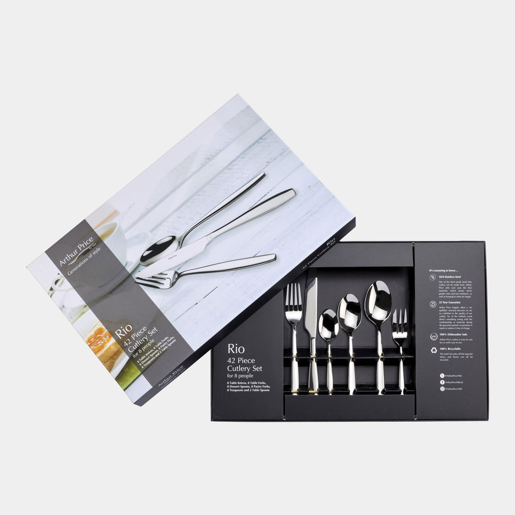 Arthur Price Rio - Cutlery Set, 42 Piece