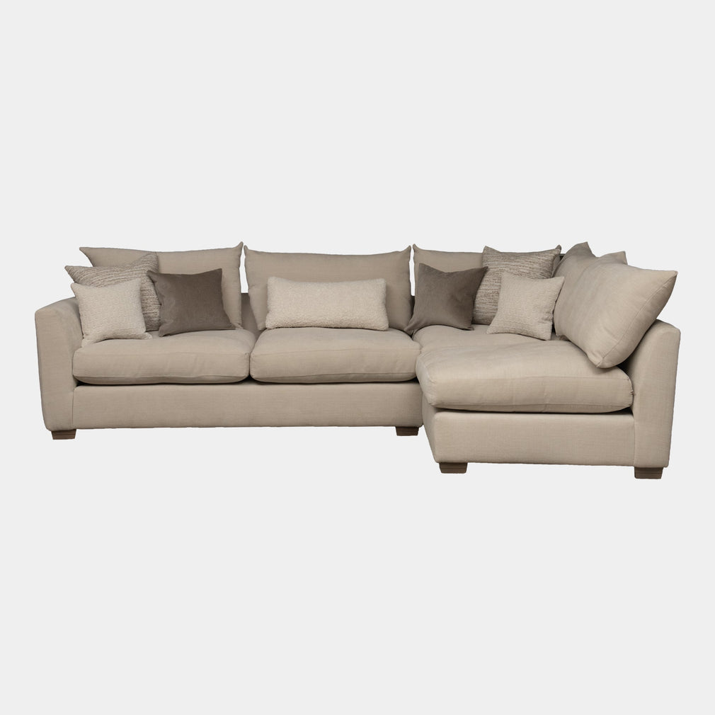 Riva - LHF Corner Group In Fabric Digby Beige