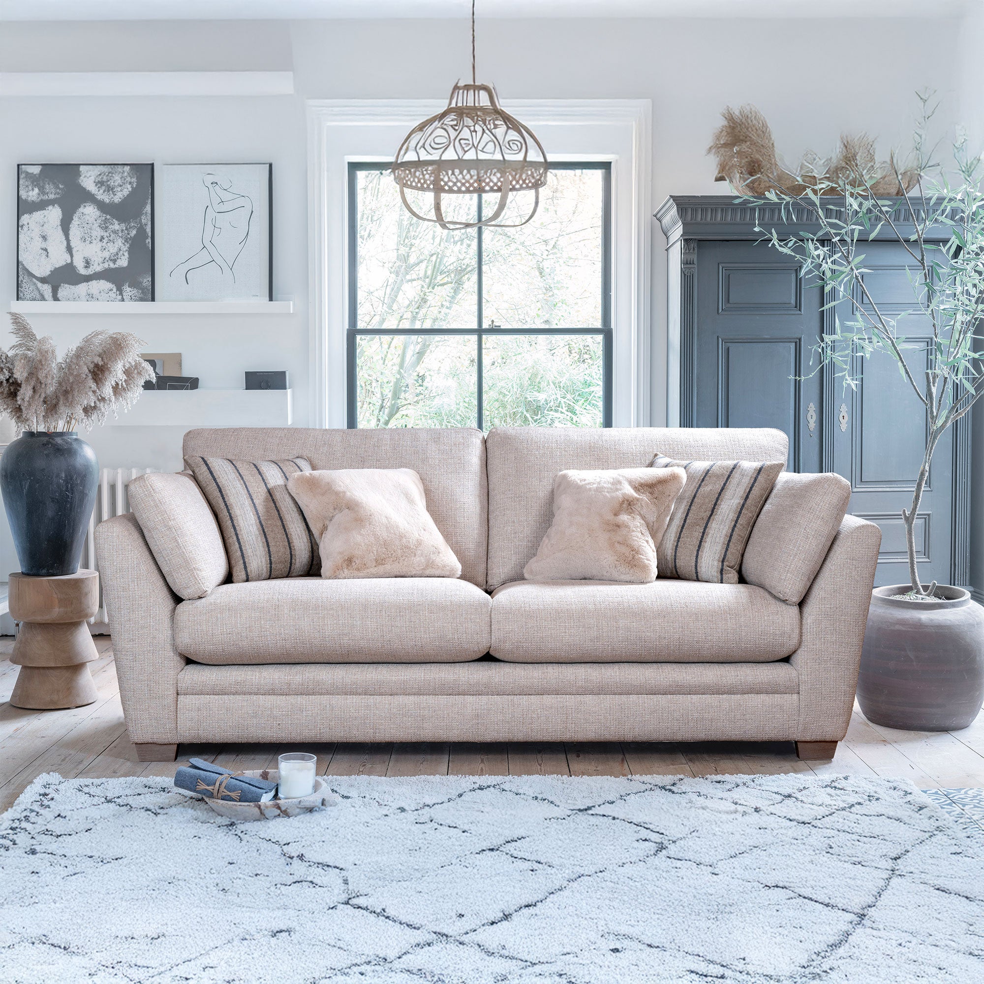 Chamonix - Grand Standard Back Sofa, Fabric