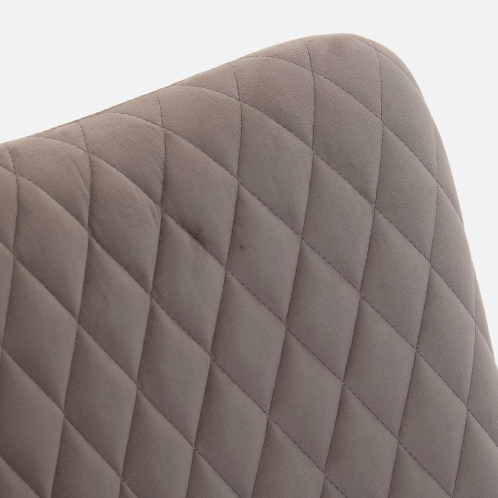 Rock - Dining Chair, Velvet Fabric