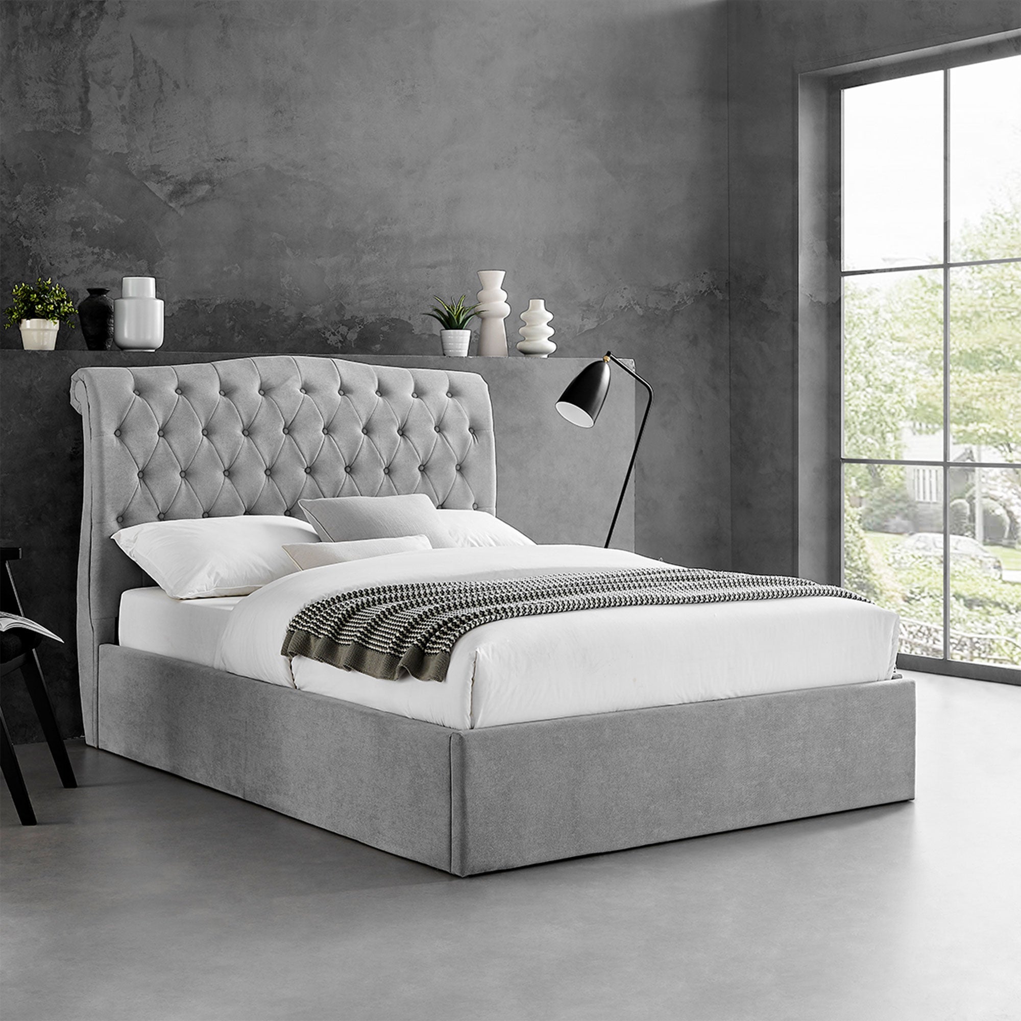 Monterey - Upholstered Ottoman Bed Frame