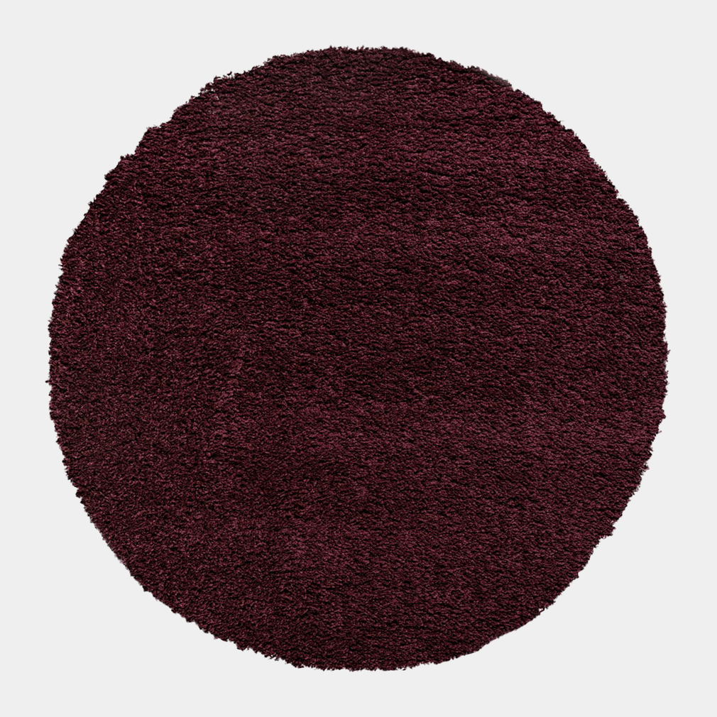 Twilight - Round Rug Burgundy
