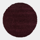 Twilight - Round Rug Burgundy